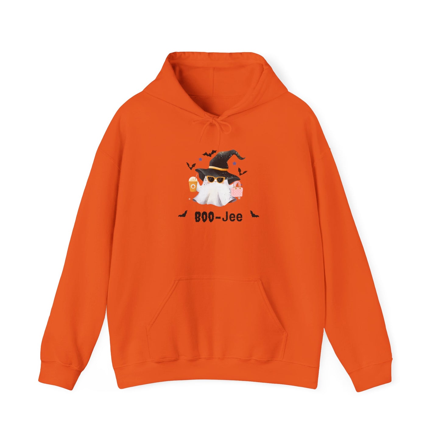 Boo-Jee and Cute Halloween Ghost Hooded Sweatshirt