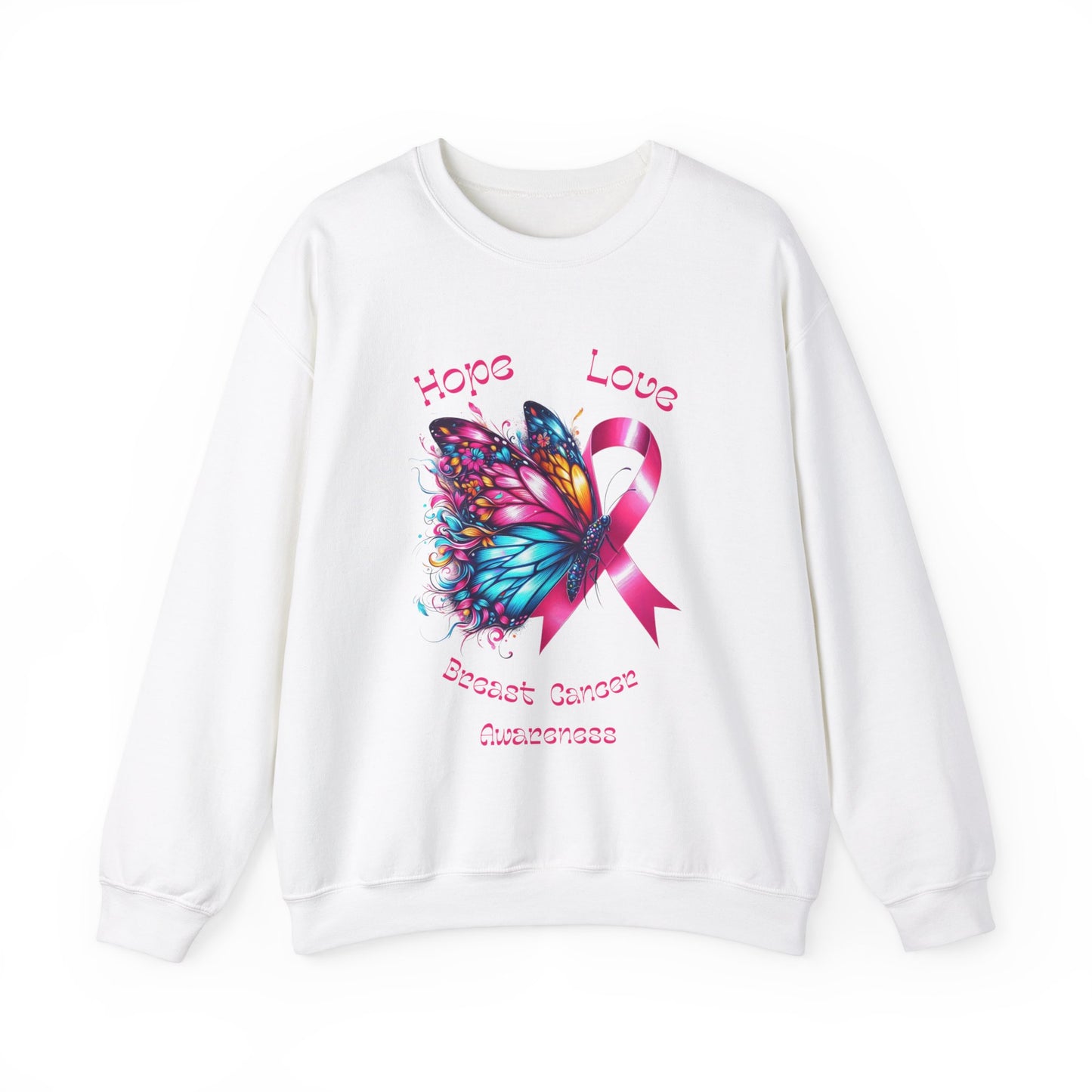 Hope & Love Breast Cancer Awareness Sweatshirt