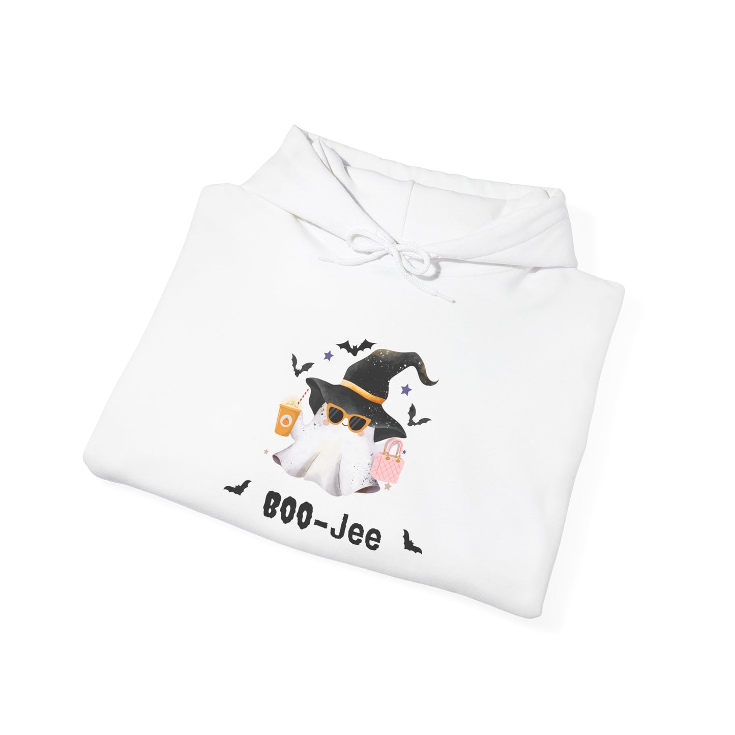 Boo-Jee and Cute Halloween Ghost Hooded Sweatshirt