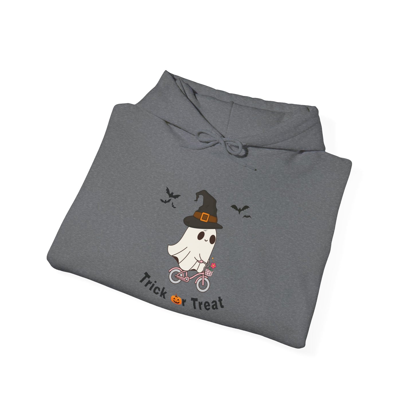 Hoodie Sweater Spooky Ghost on a Bike Halloween Unisex Sweatshirt