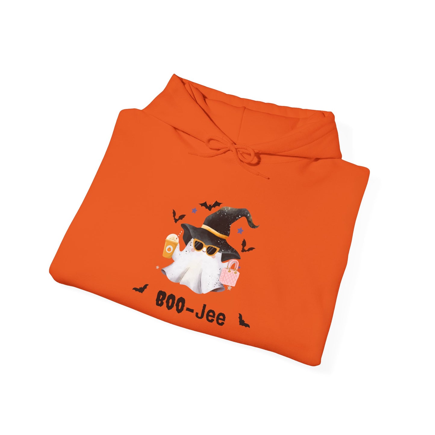Boo-Jee and Cute Halloween Ghost Hooded Sweatshirt