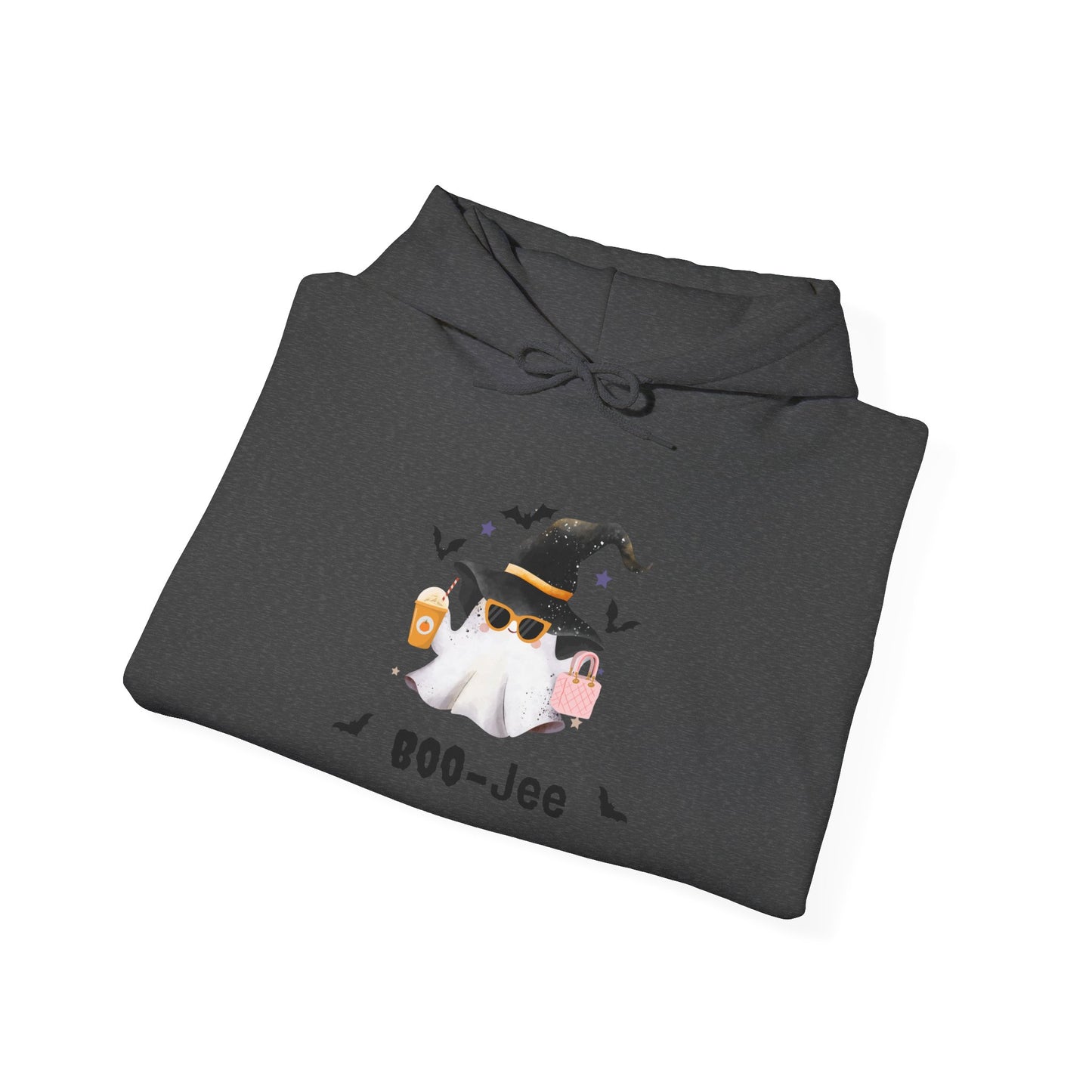 Boo-Jee and Cute Halloween Ghost Hooded Sweatshirt