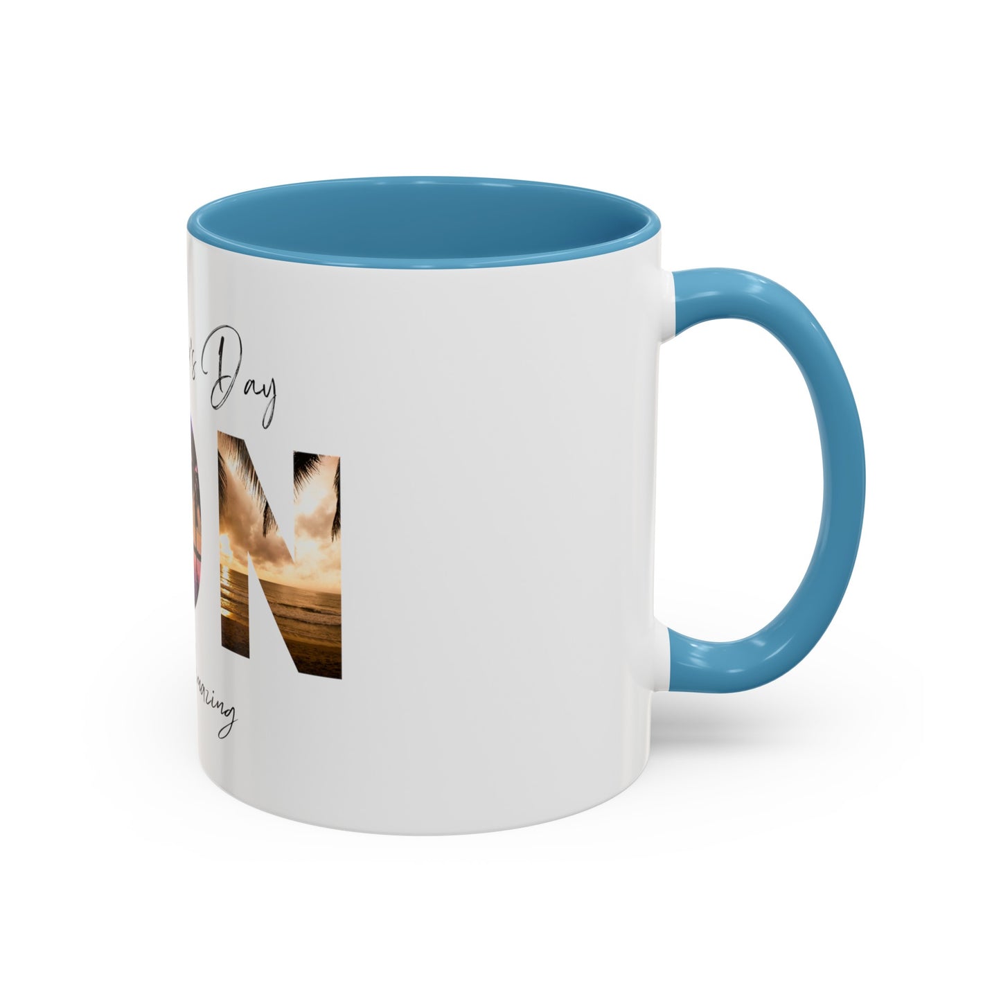 "Happy Father's Day Son" Colorful Coffee Mug (11, 15oz)