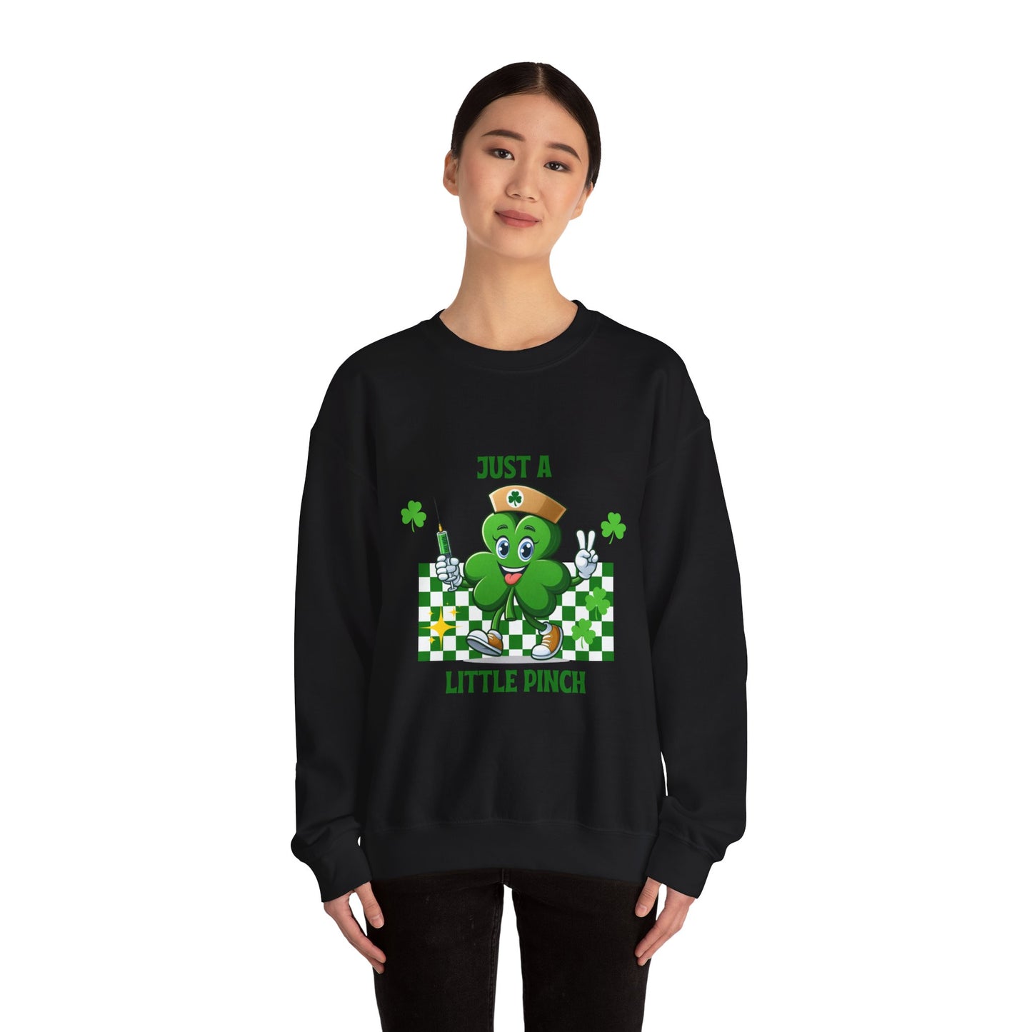 Funny Shamrock Nurse Sweatshirt