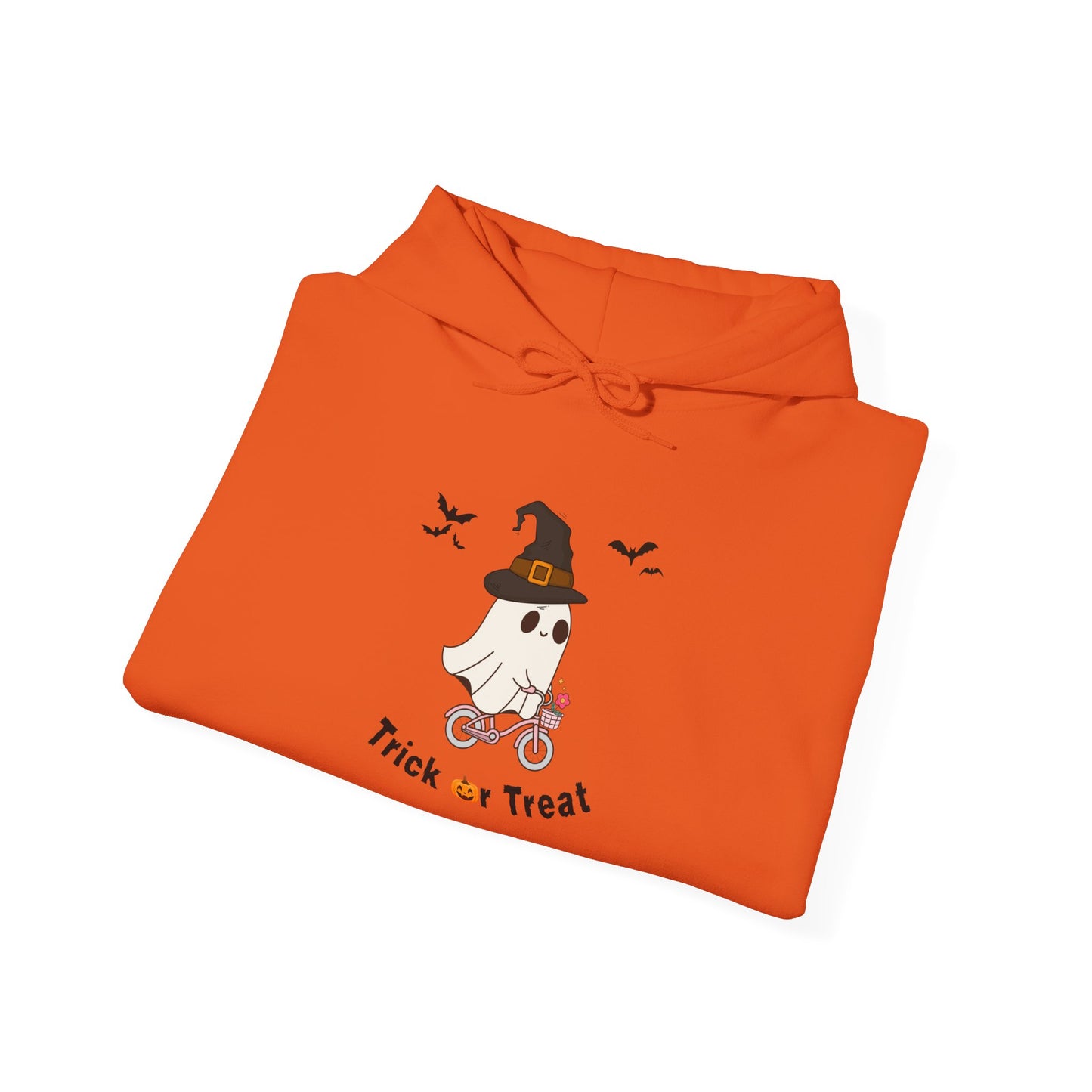Hoodie Sweater Spooky Ghost on a Bike Halloween Unisex Sweatshirt