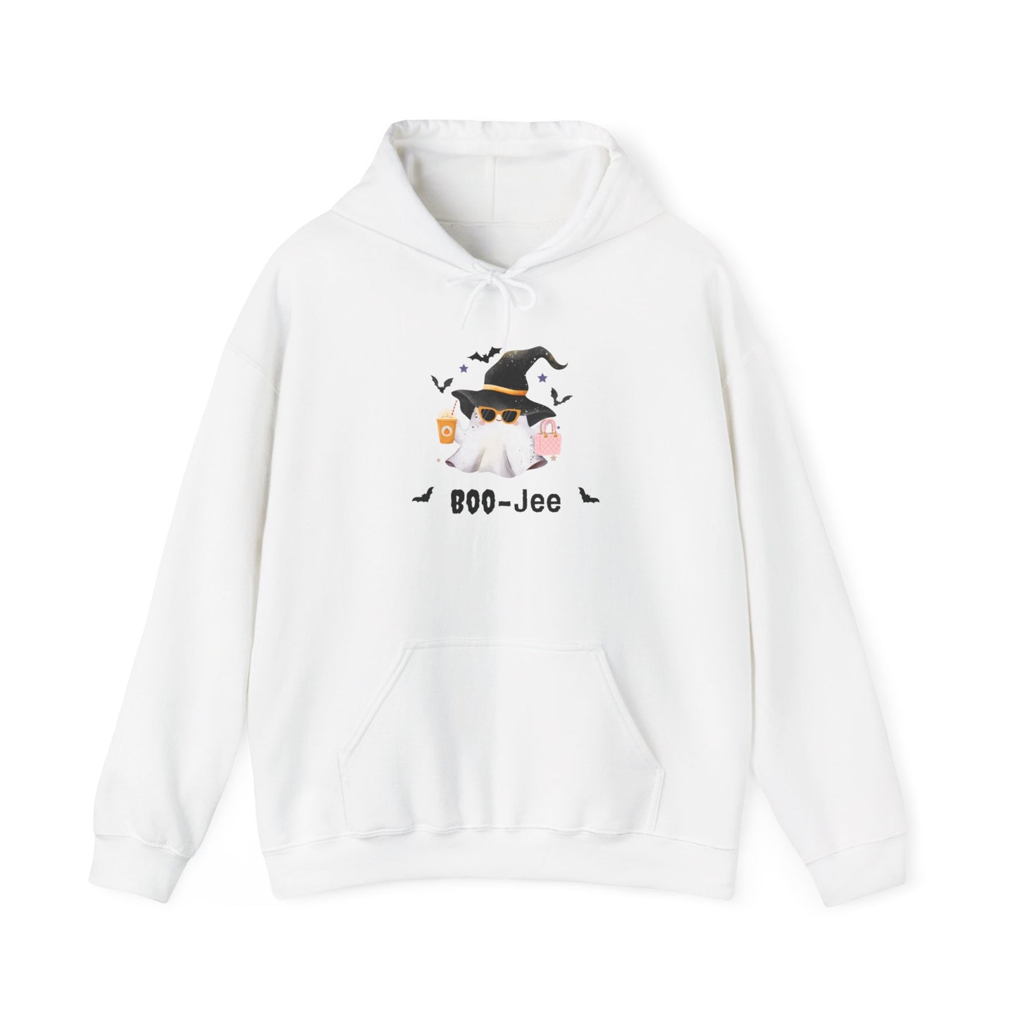Boo-Jee and Cute Halloween Ghost Hooded Sweatshirt