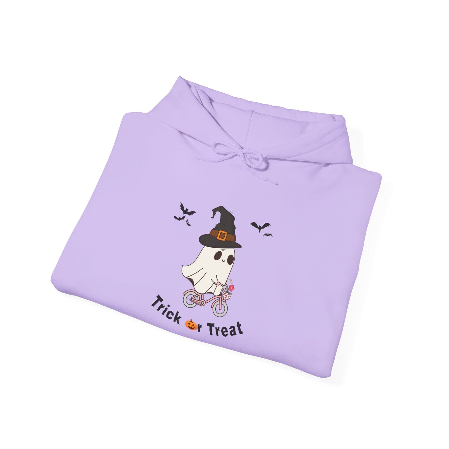 Hoodie Sweater Spooky Ghost on a Bike Halloween Unisex Sweatshirt