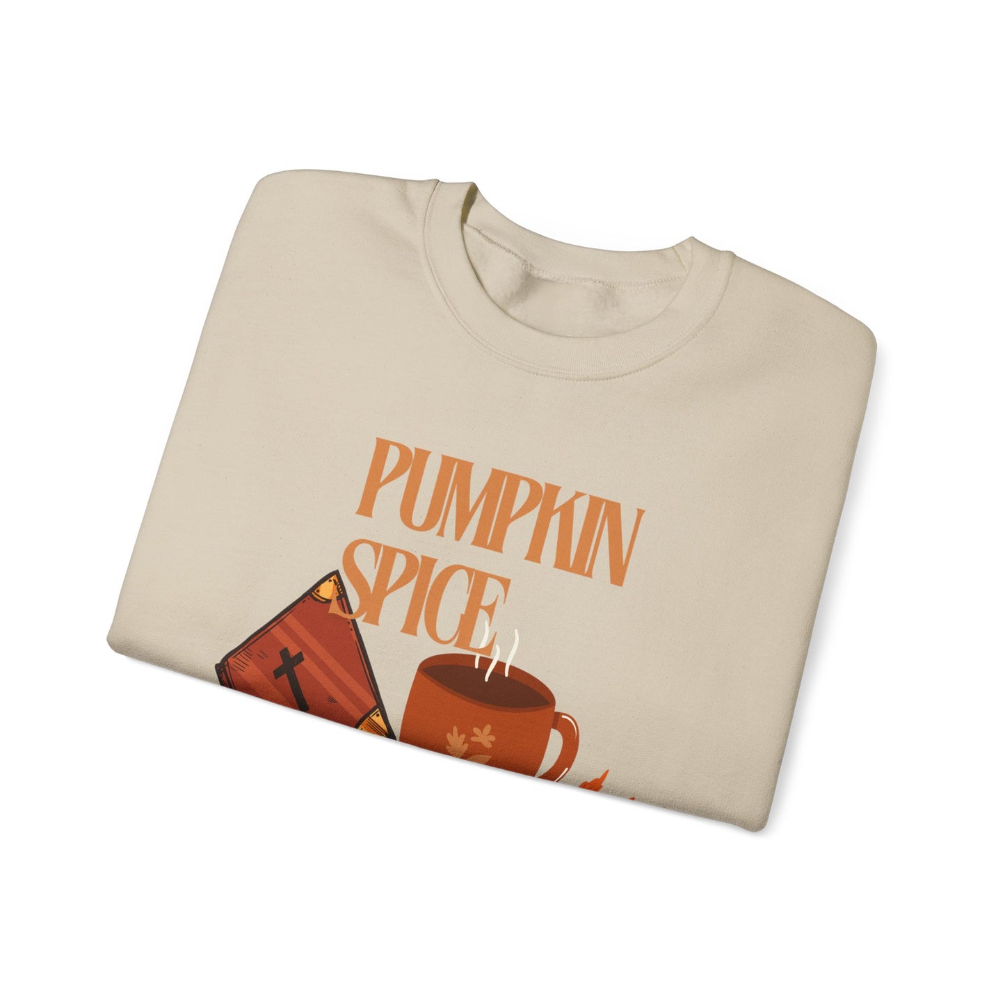 Crewneck Sweatshirt - Pumpkin Spice & Jesus Christ