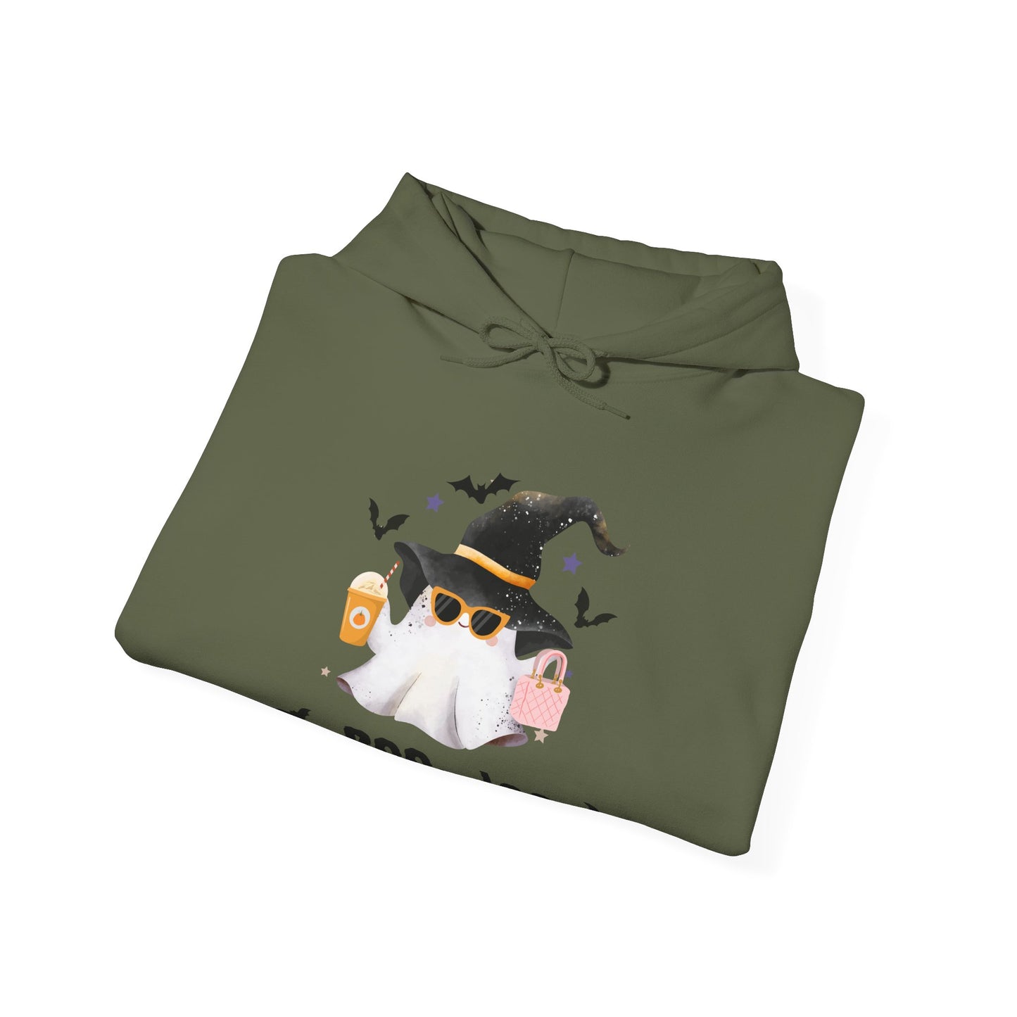 Boo-Jee and Cute Halloween Ghost Hooded Sweatshirt