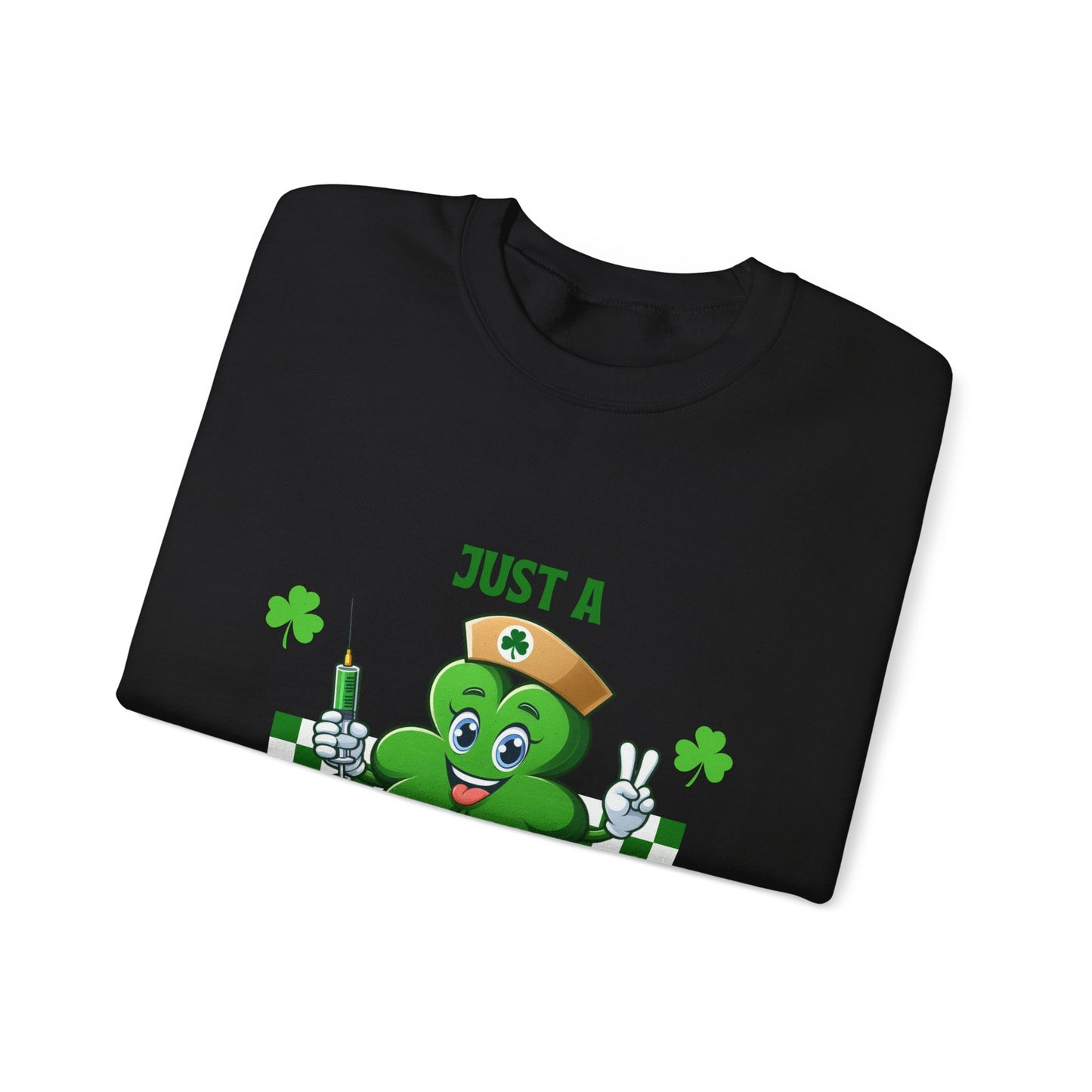 Funny Shamrock Nurse Sweatshirt