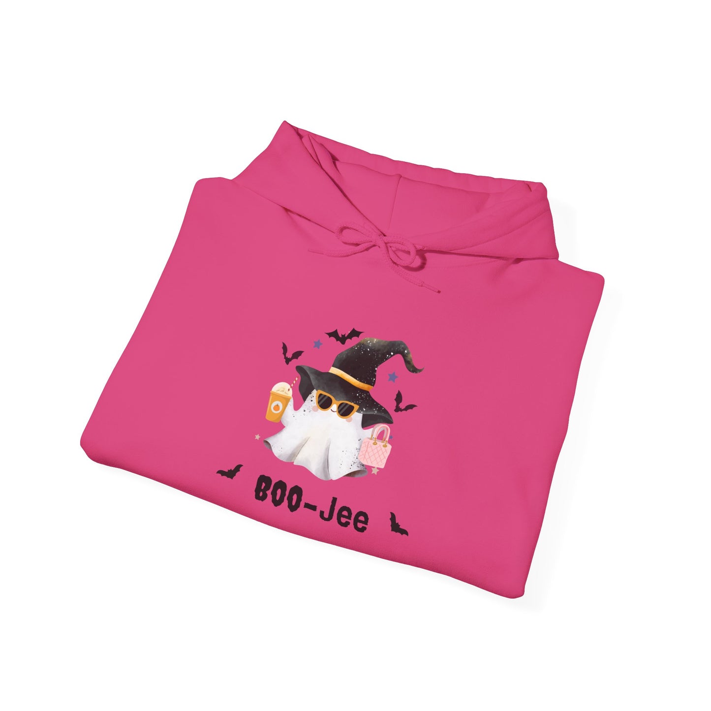 Boo-Jee and Cute Halloween Ghost Hooded Sweatshirt