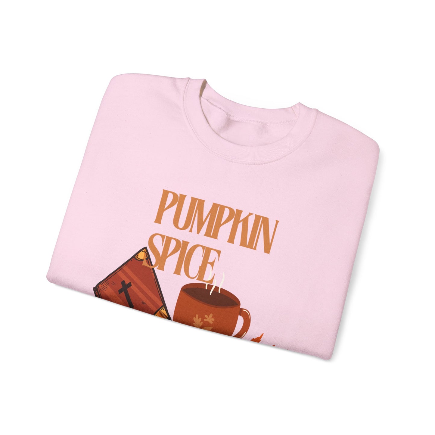 Crewneck Sweatshirt - Pumpkin Spice & Jesus Christ