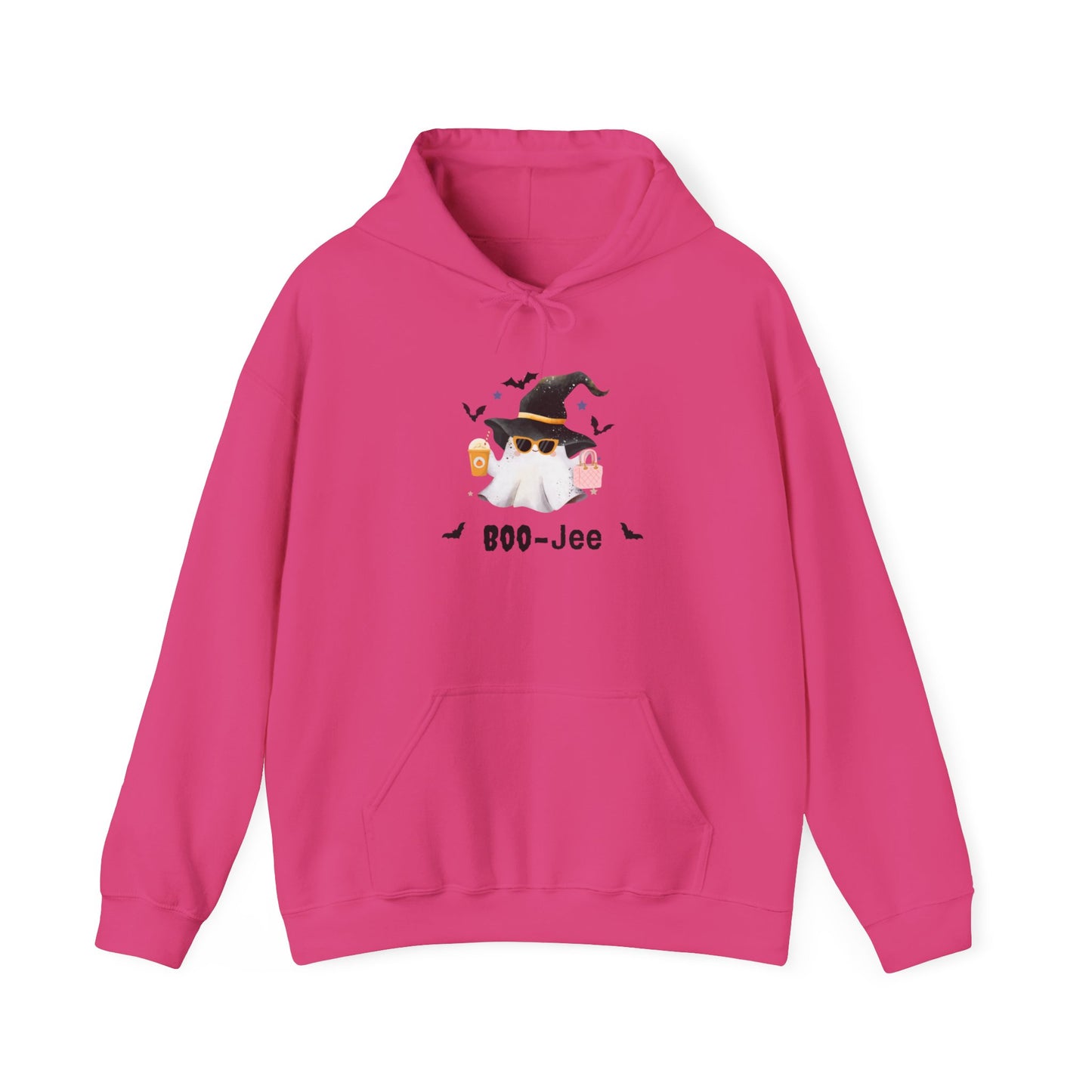 Boo-Jee and Cute Halloween Ghost Hooded Sweatshirt