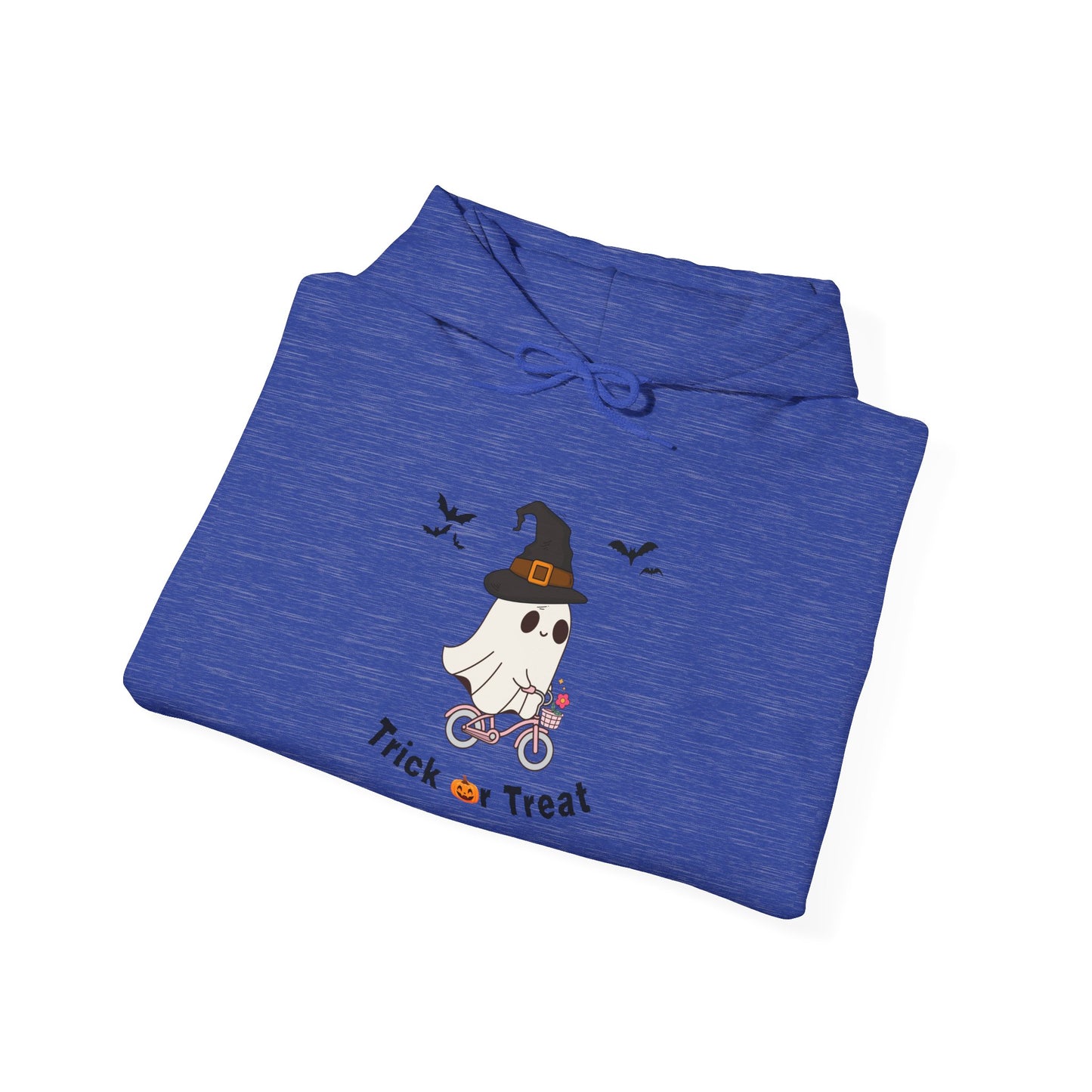 Hoodie Sweater Spooky Ghost on a Bike Halloween Unisex Sweatshirt