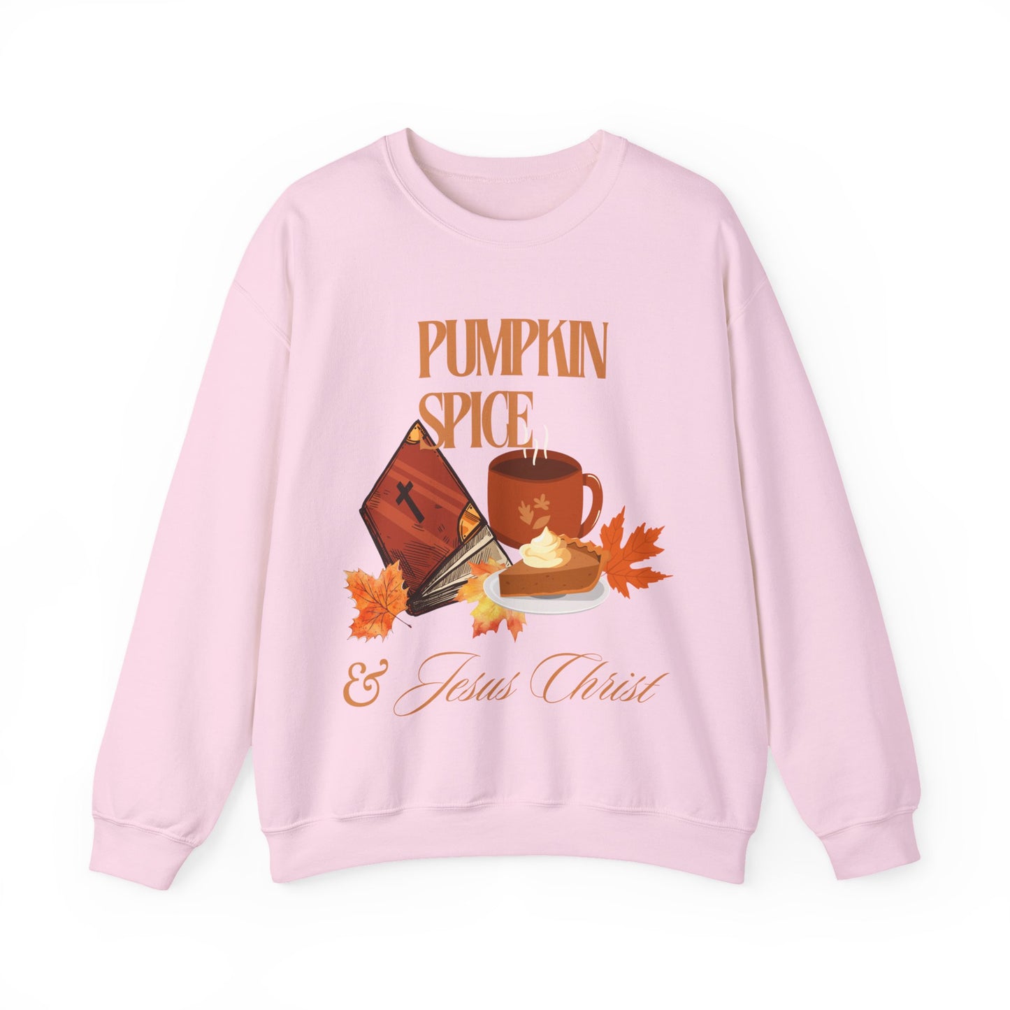Crewneck Sweatshirt - Pumpkin Spice & Jesus Christ