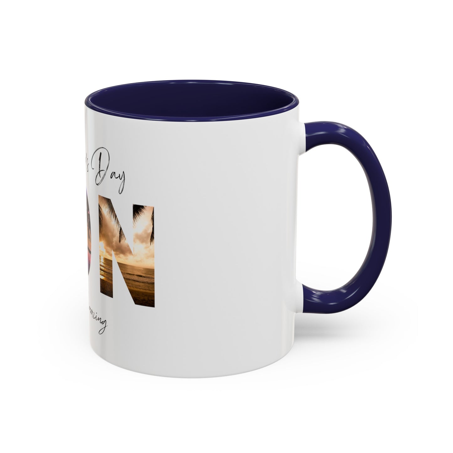 "Happy Father's Day Son" Colorful Coffee Mug (11, 15oz)