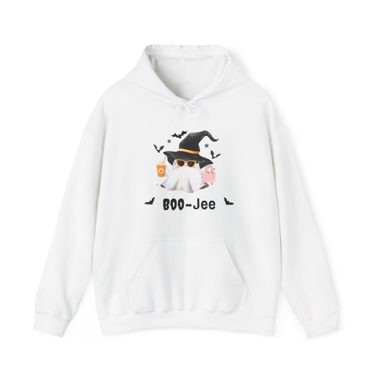Boo-Jee and Cute Halloween Ghost Hooded Sweatshirt