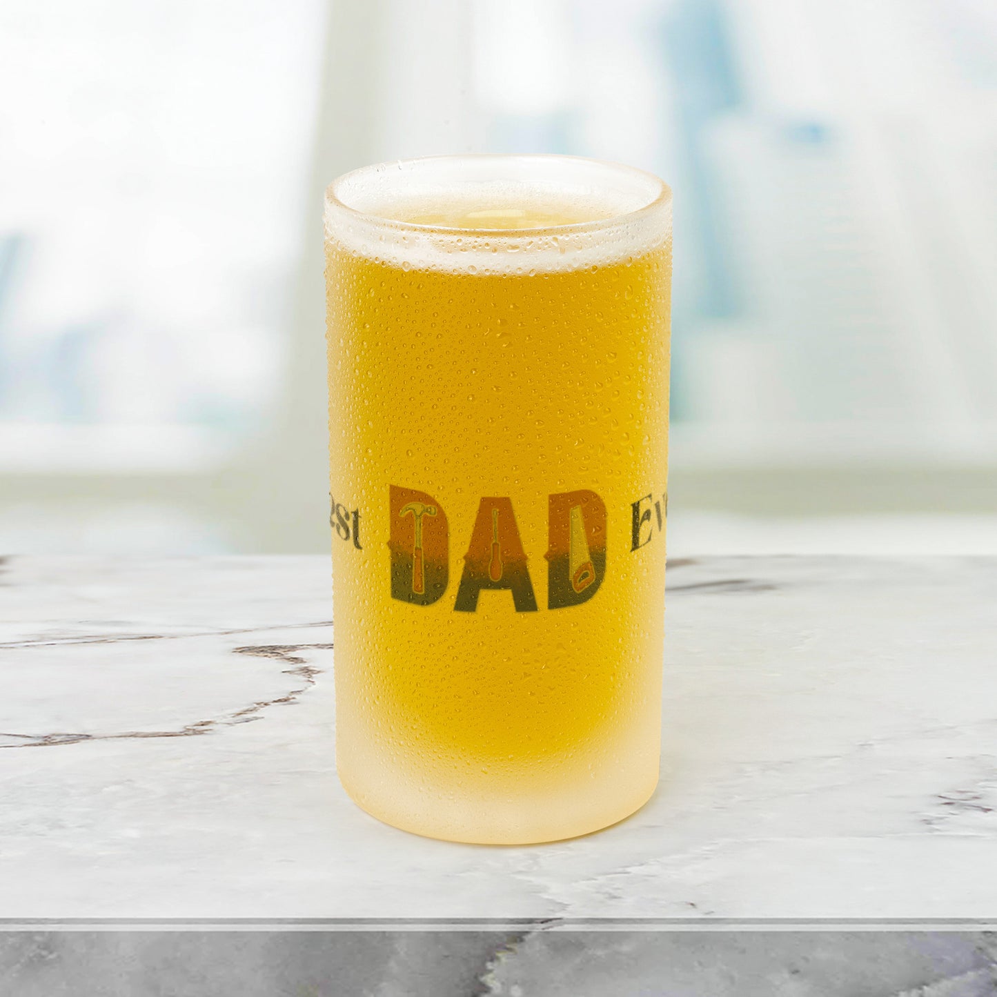 Best DAD Ever Frosted Beer Stein