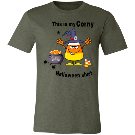 Funny Corny Halloween Unisex Short-Sleeve T-Shirt