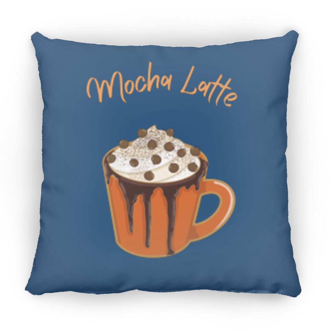 Mocha Latte Medium Square Fall Pillow