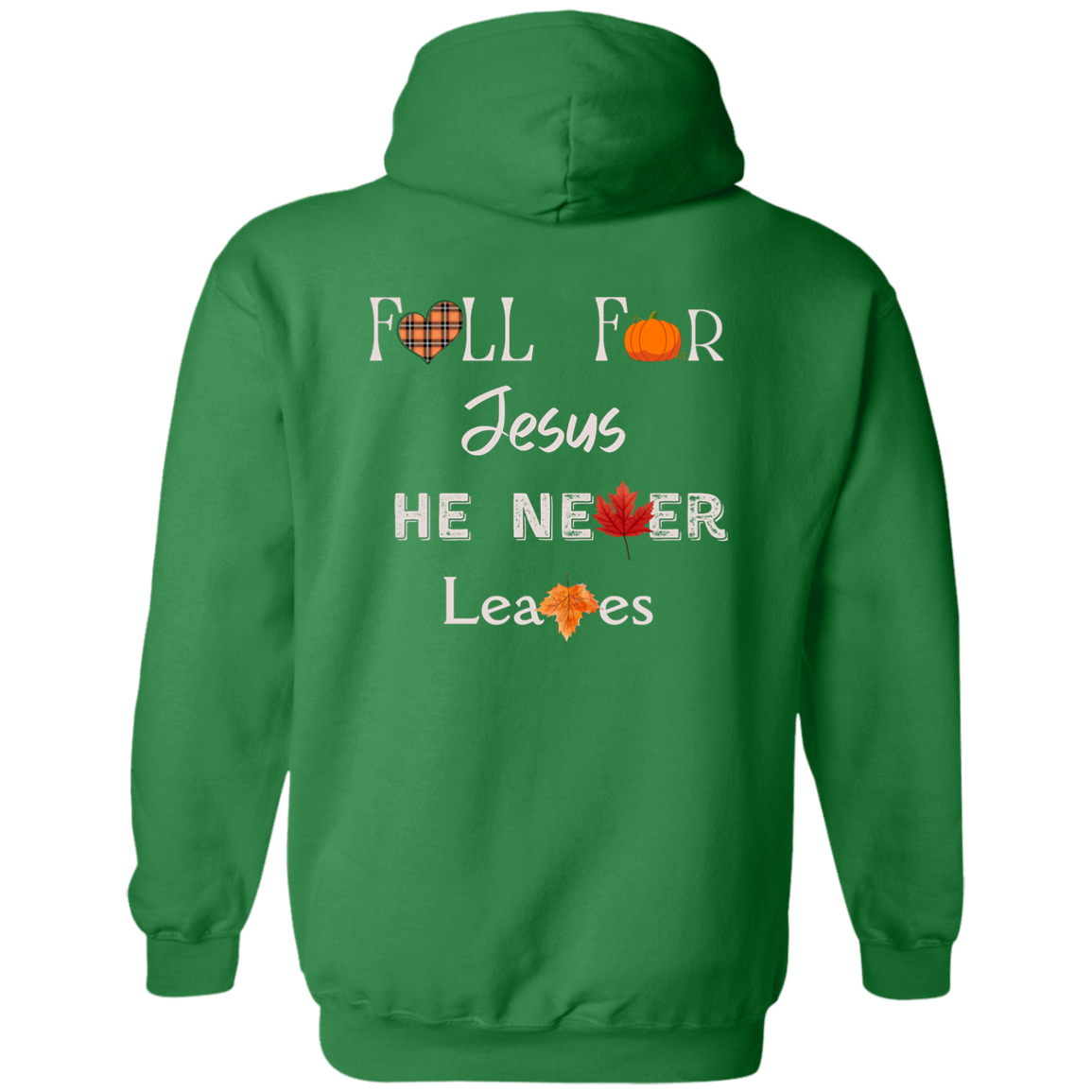 "Fall For Jesus"-Unisex Zip Up Hooded Sweatshirt