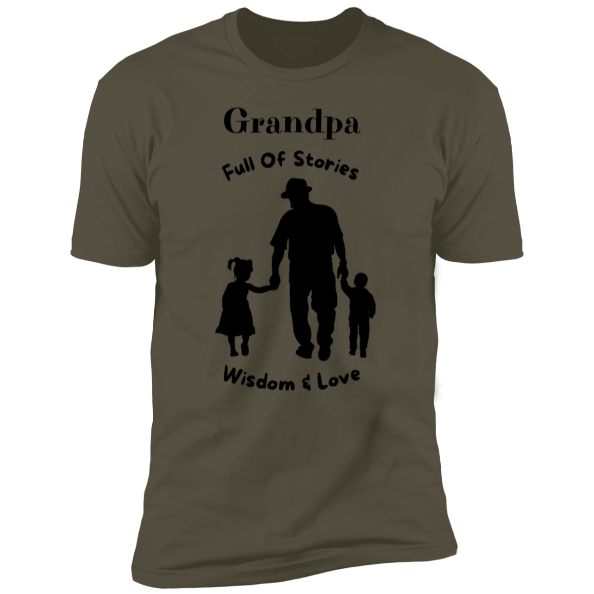 “Grandpa” Short Sleeve T-Shirt(black letters)