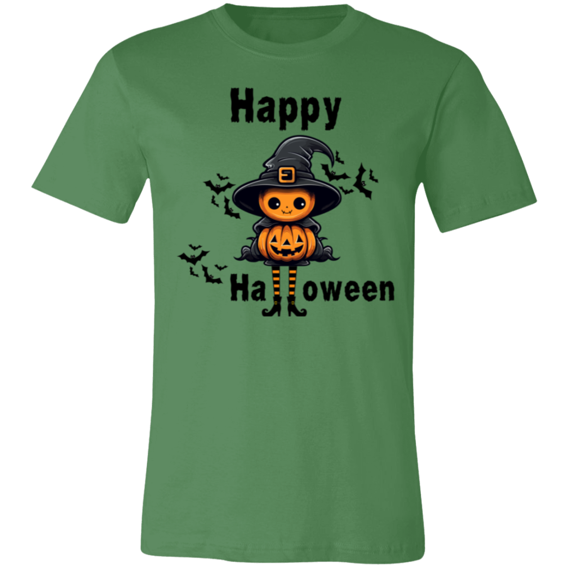 Happy Halloween Scary Funny Pumpkin Unisex Short-Sleeve T-Shirt