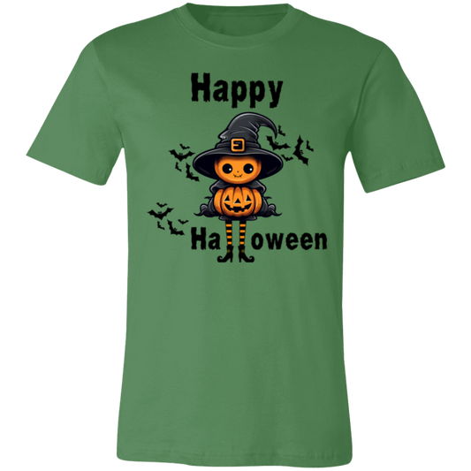 Happy Halloween Scary Funny Pumpkin Unisex Short-Sleeve T-Shirt