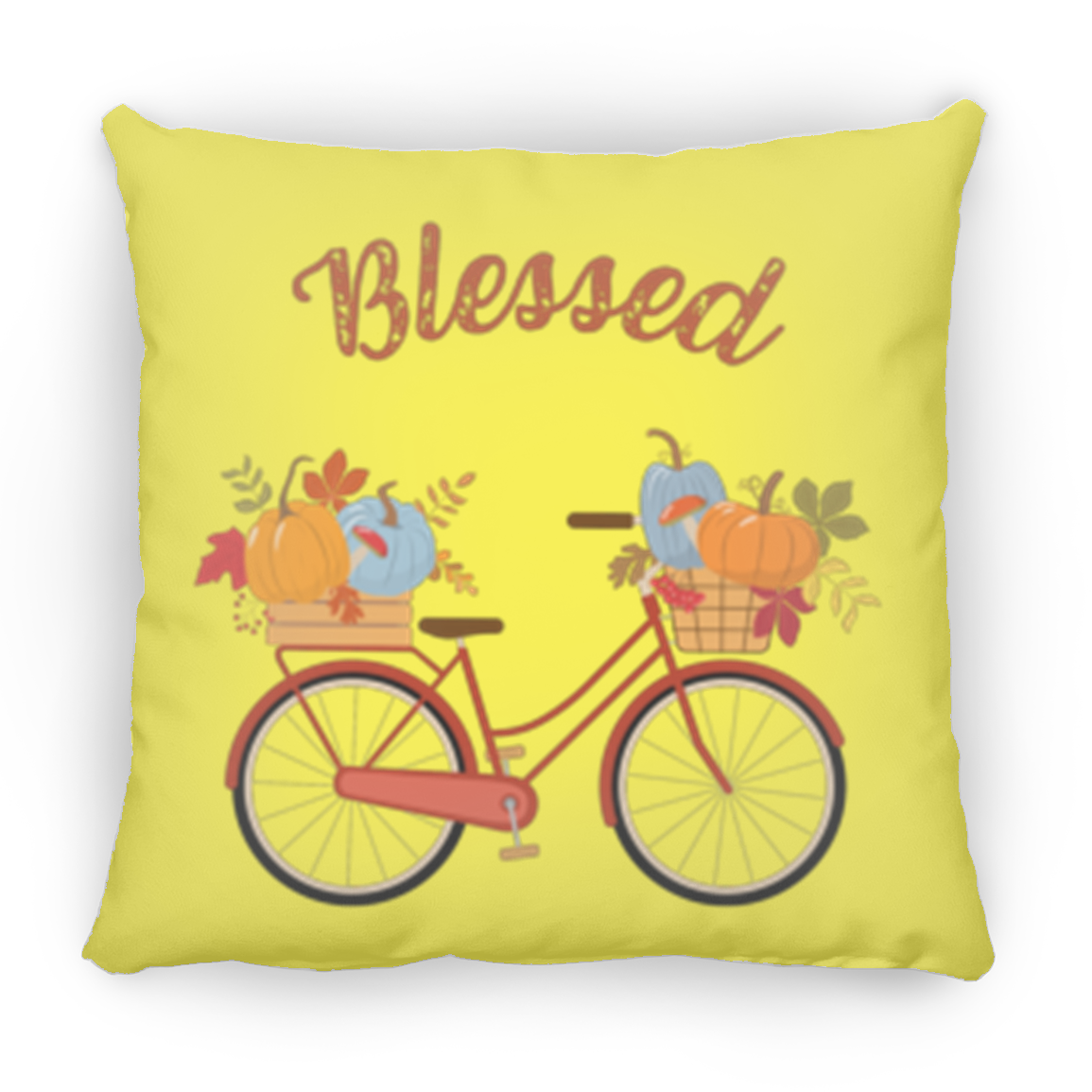 Bicycle Medium Square Fall Pillow