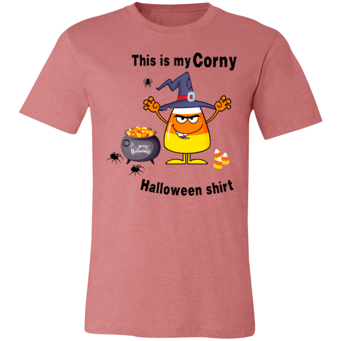 Funny Corny Halloween Unisex Short-Sleeve T-Shirt