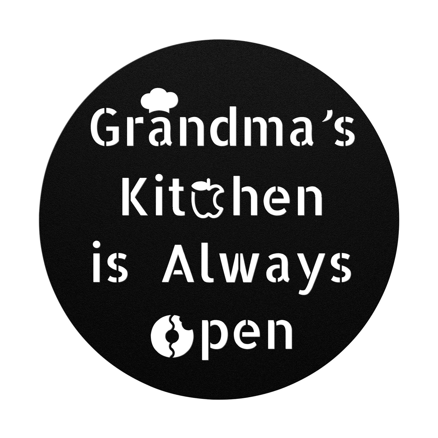 Grandma's Kitchen Metal Art