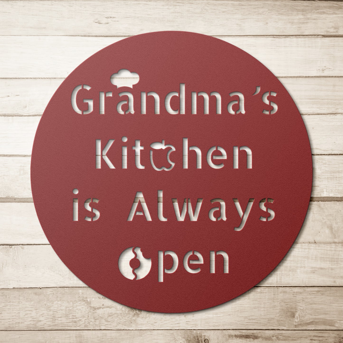 Grandma's Kitchen Metal Art
