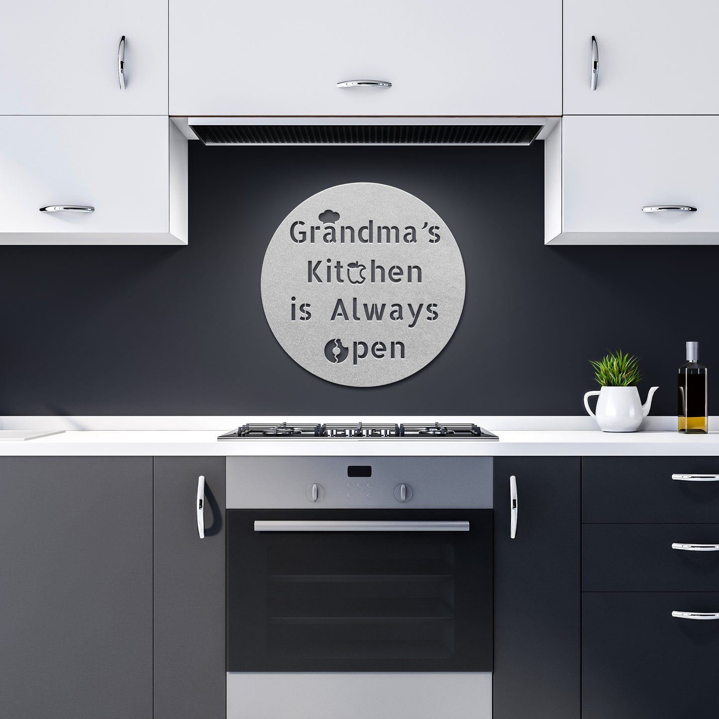 Grandma's Kitchen Metal Art