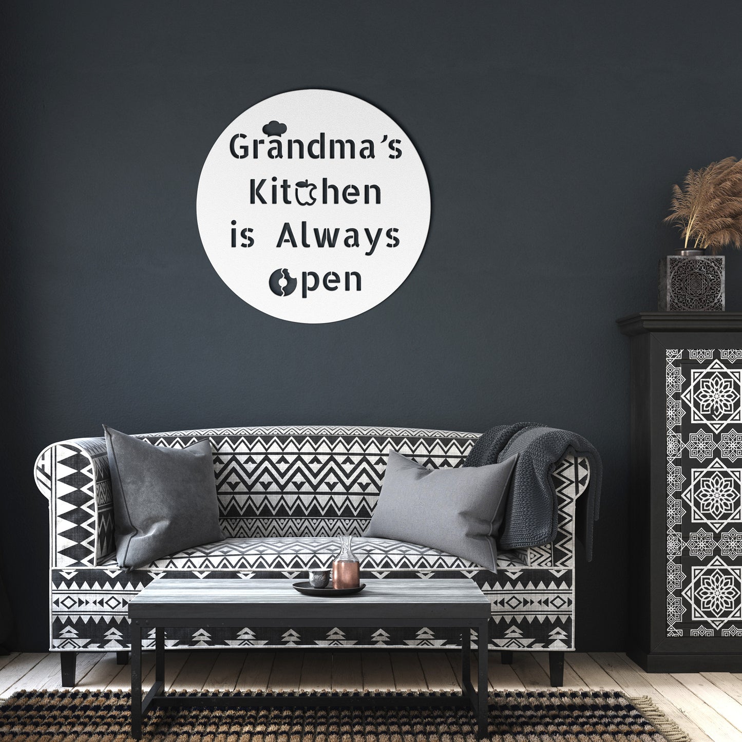 Grandma's Kitchen Metal Art