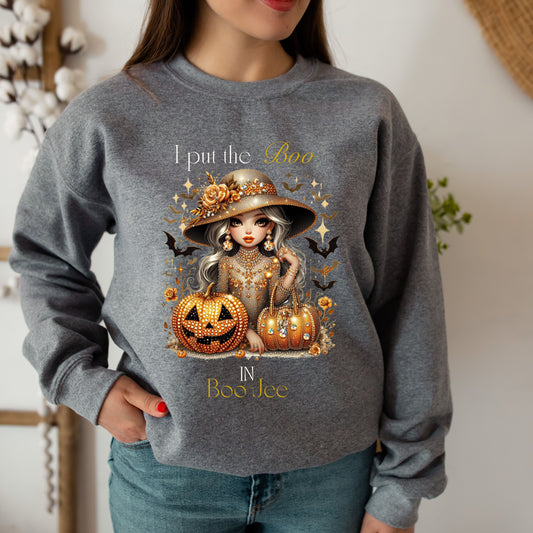 I Put The Boo In Boo-Jee Halloween Sweatshirt