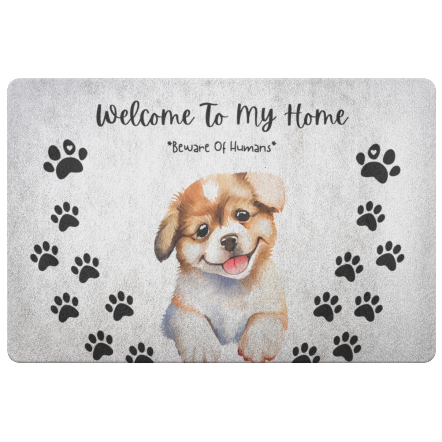 Welcome to my Home "Puppy" Doormat
