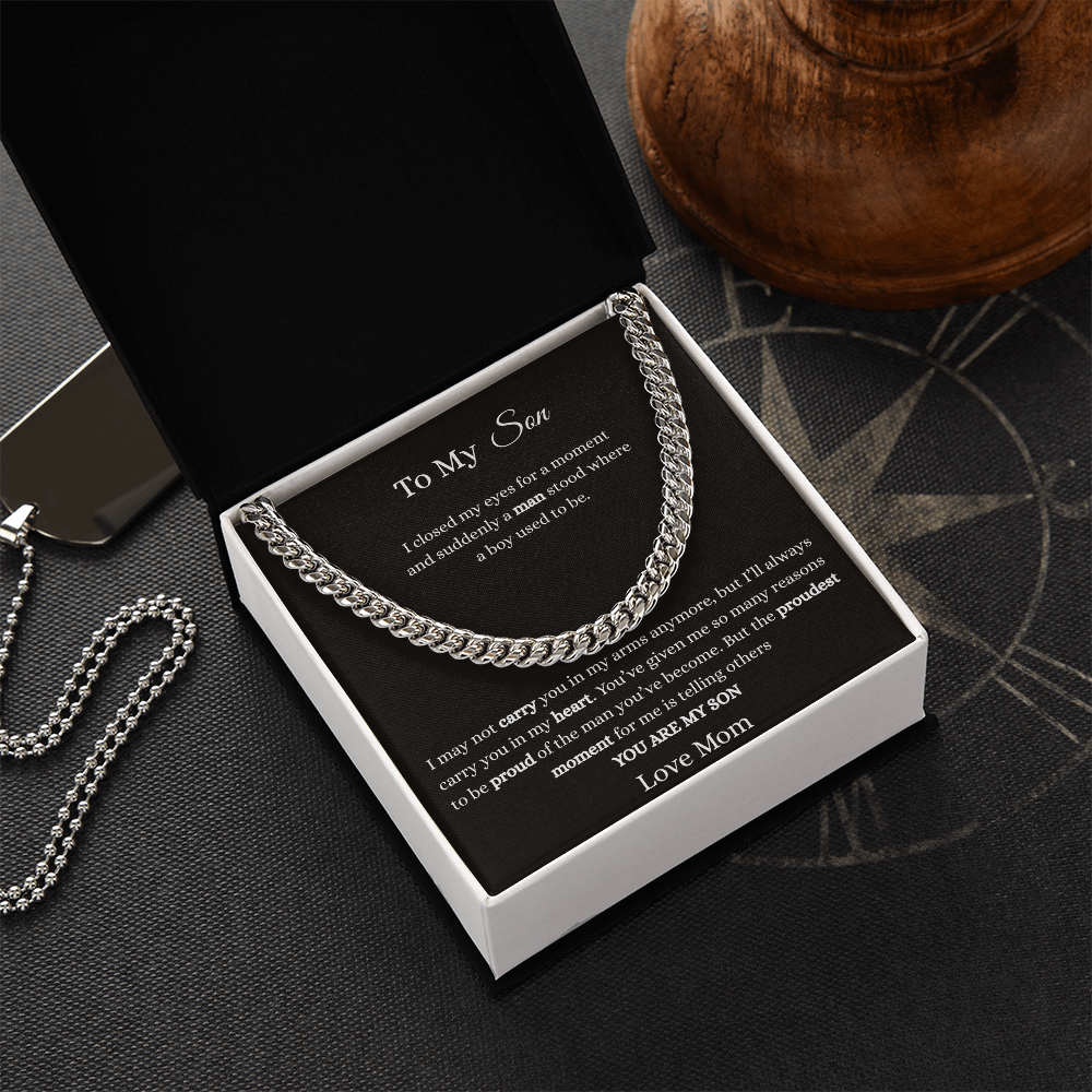 To My Son-Cuban Link Chain
