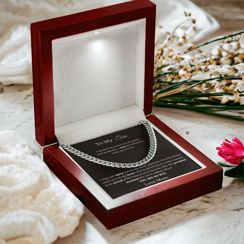 To My Son-Cuban Link Chain