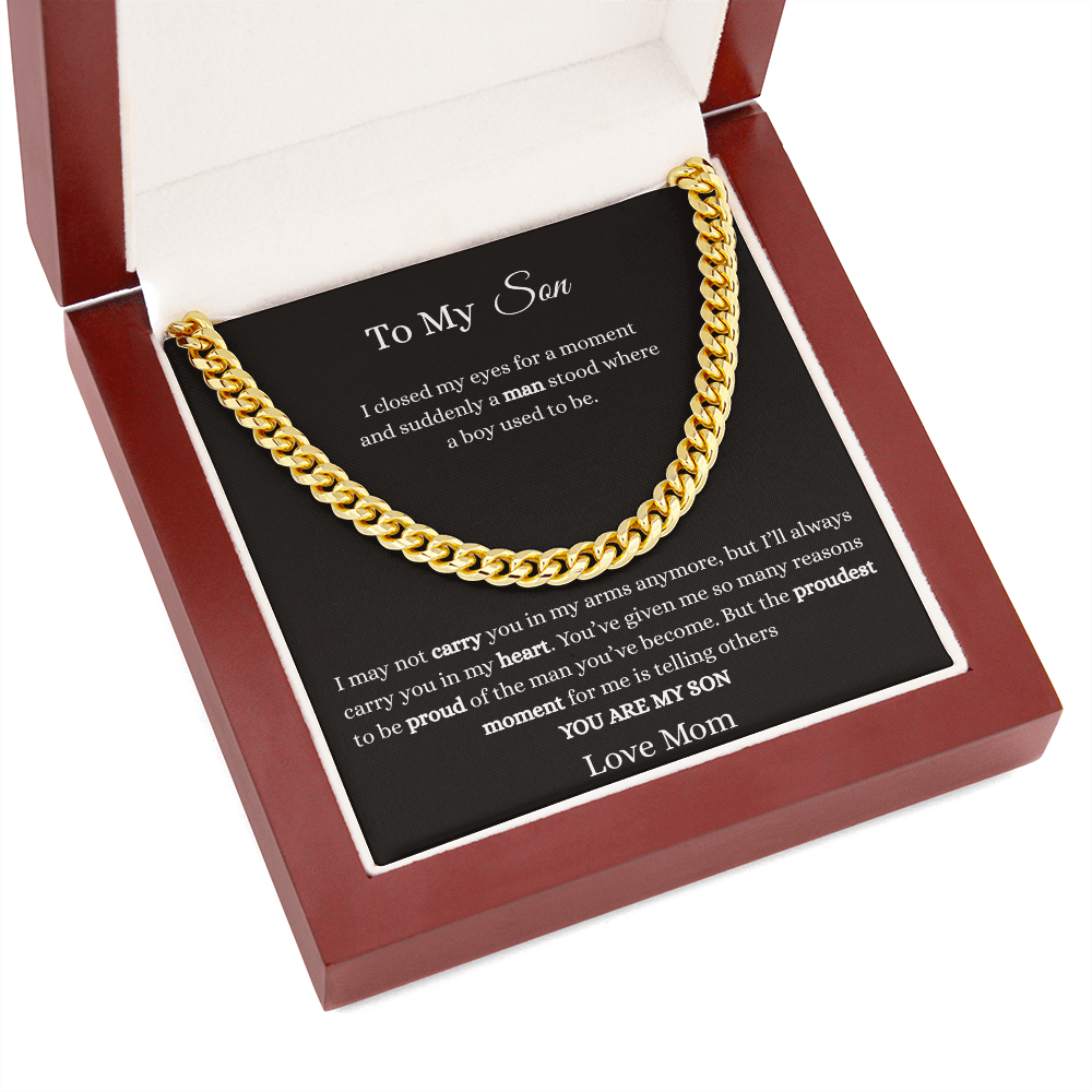 To My Son-Cuban Link Chain