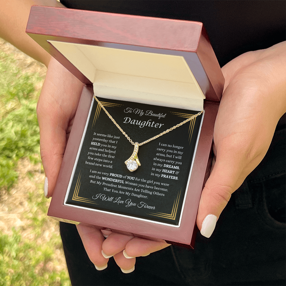 To My Beautiful Daughter Necklace