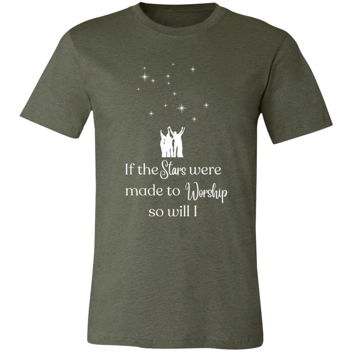 "If the Stars were made to Worship" Unisex  Short-Sleeve T-Shirt