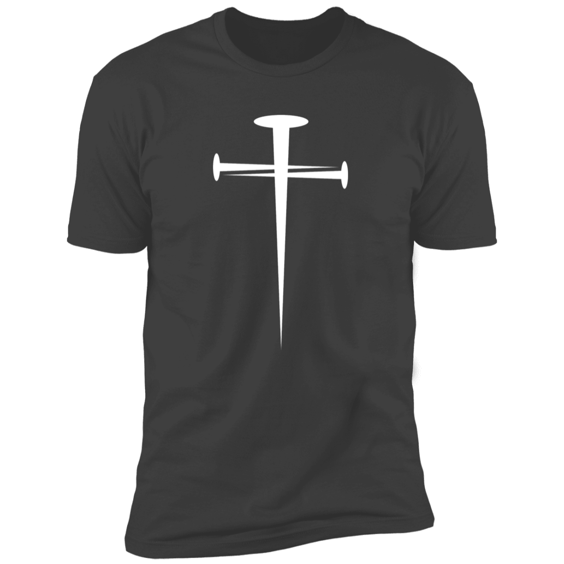 "Steel Nails Cross" Men's Premium Short Sleeve T-Shirt