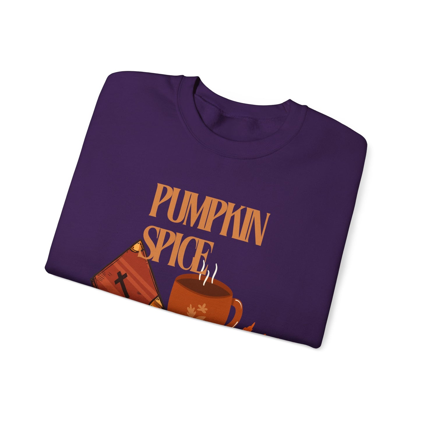 Crewneck Sweatshirt - Pumpkin Spice & Jesus Christ