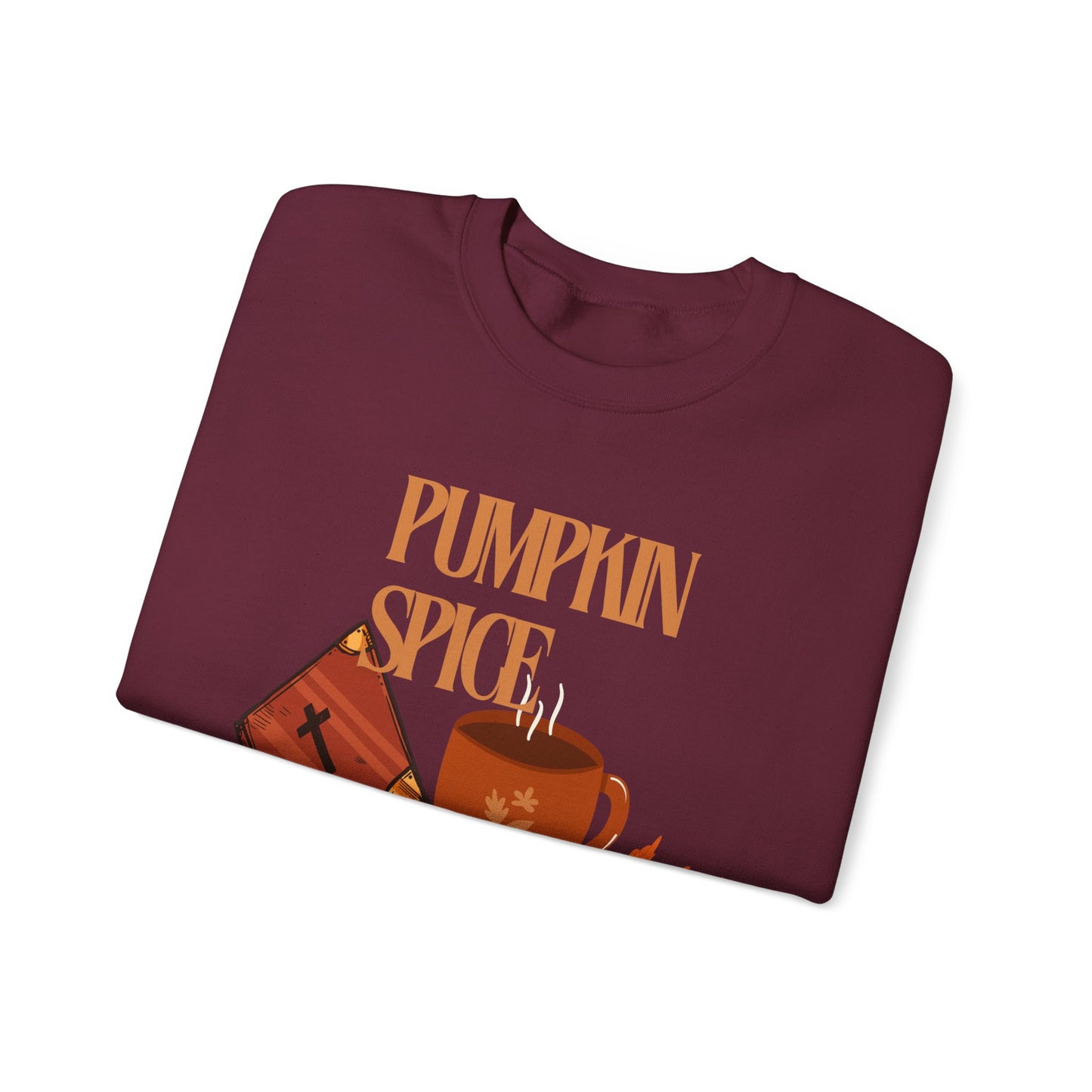 Crewneck Sweatshirt - Pumpkin Spice & Jesus Christ