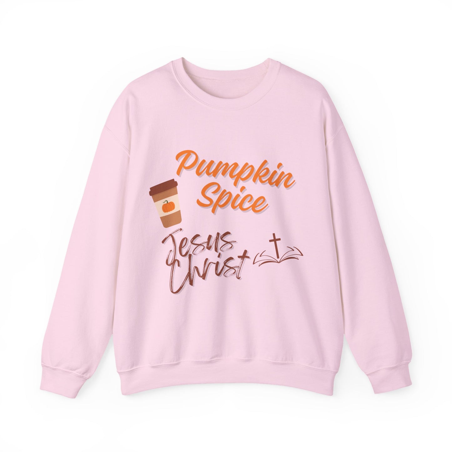 Pumpkin Spice & Jesus Faith Fall Sweatshirt