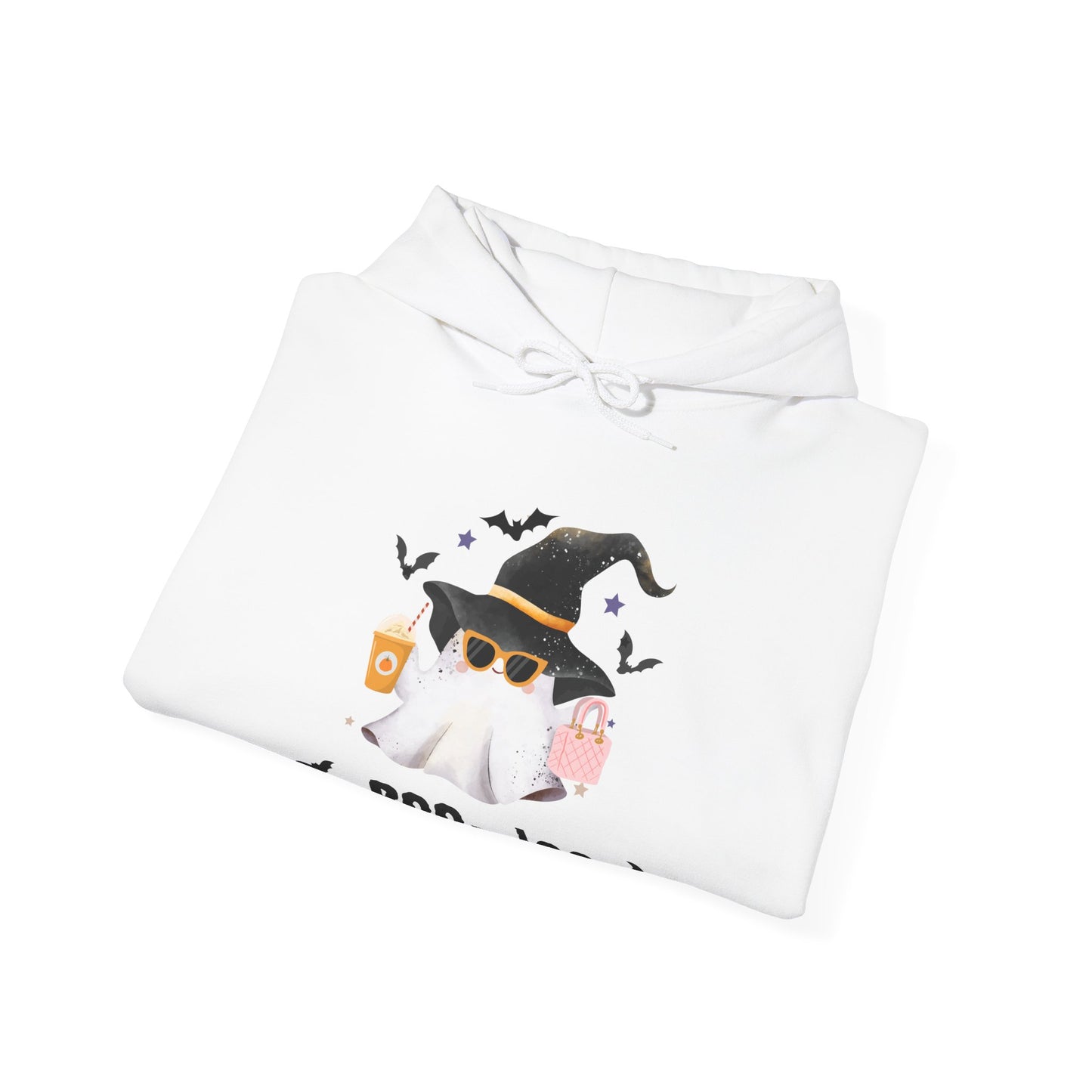 Boo-Jee and Cute Halloween Ghost Hooded Sweatshirt