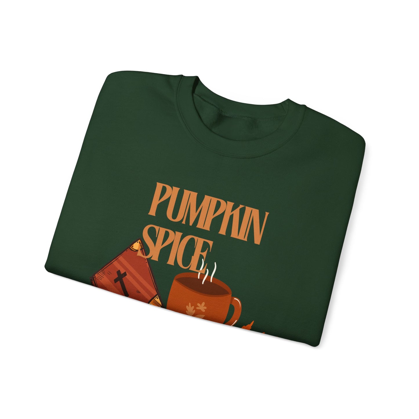 Crewneck Sweatshirt - Pumpkin Spice & Jesus Christ