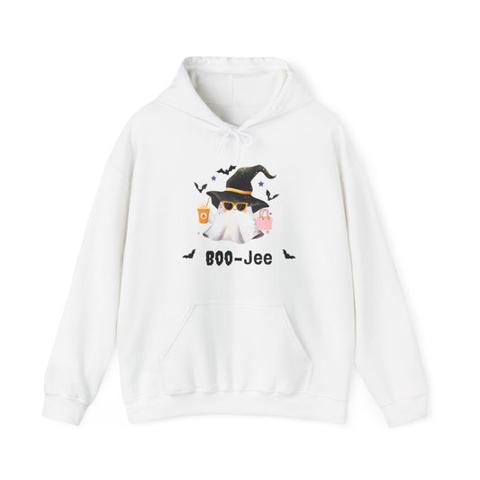 Boo-Jee and Cute Halloween Ghost Hooded Sweatshirt