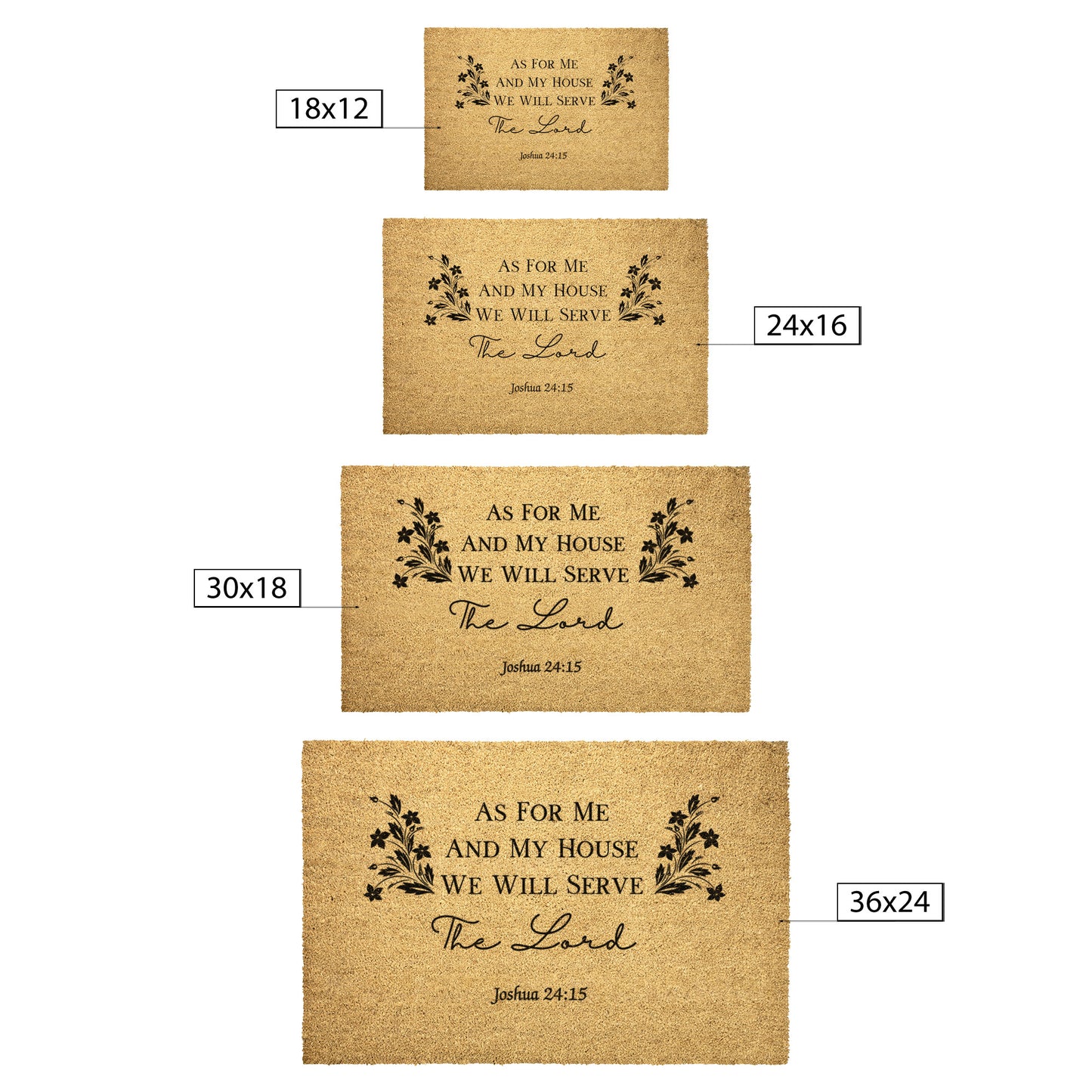 As For Me And My House Doormat