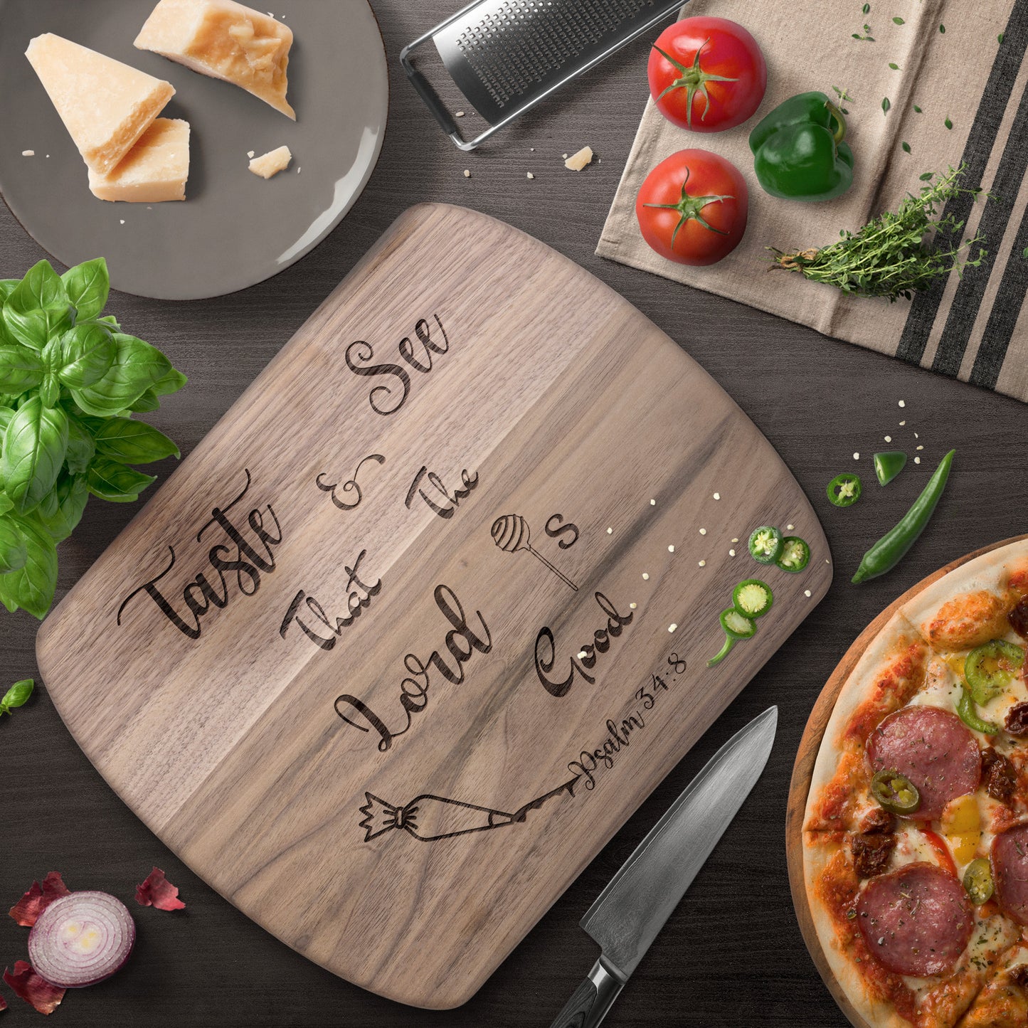 Taste & See Cutting Board